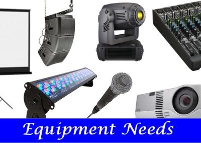 Equipment needs