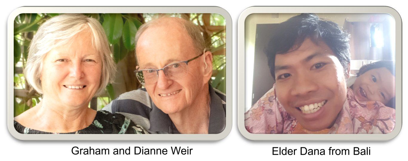 Elder Dana and Graham and Dianne Weir